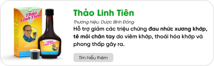 Thảo linh tiên giảm đau nhức viêm khớp ngon chân theo y học cổ truyền