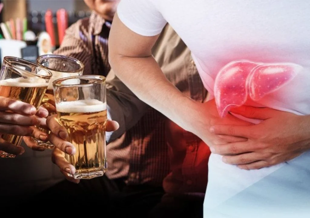 Hình ảnh gan trước rượu bia
