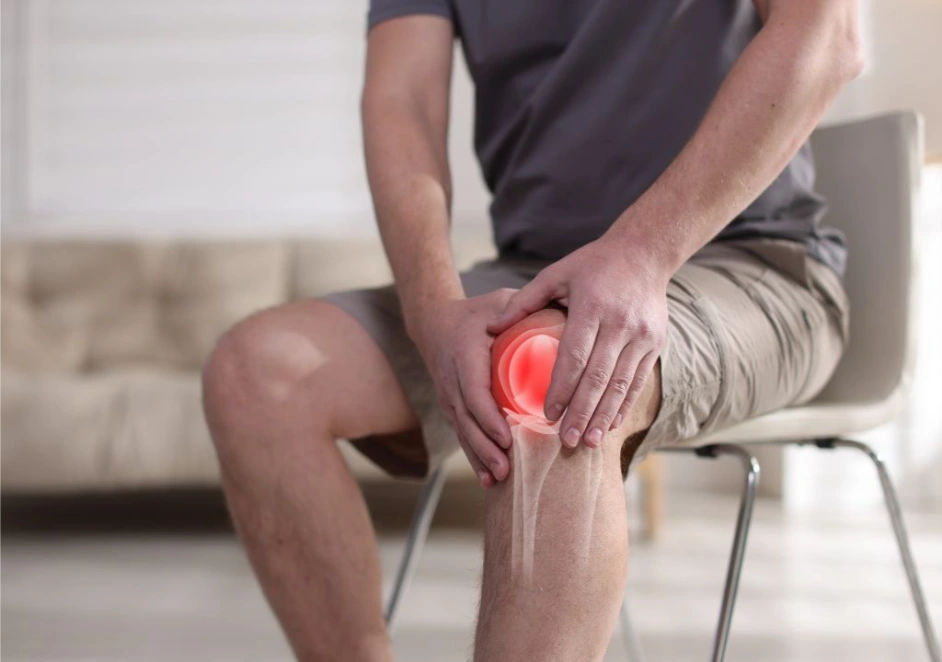 Hình ảnh người bị Thoái hóa khớp gối