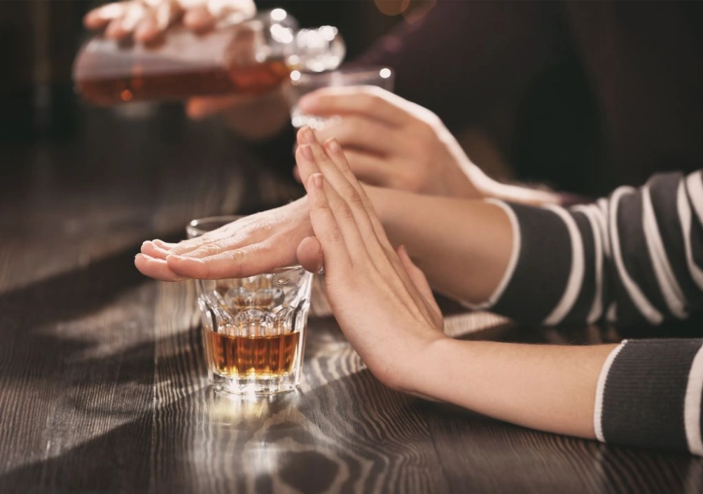 Hình ảnh từ chối bia rượu