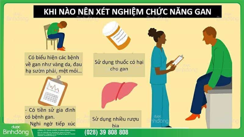 Nên xét nghiệm gan khi nào?