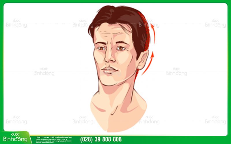 Hình ảnh người đàn ông và vị trí đau đầu thường gặp