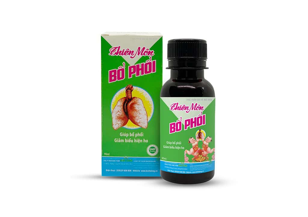 Hình ảnh về sản phẩm thiên môn bổ phổi Bình Đông dành cho trẻ em