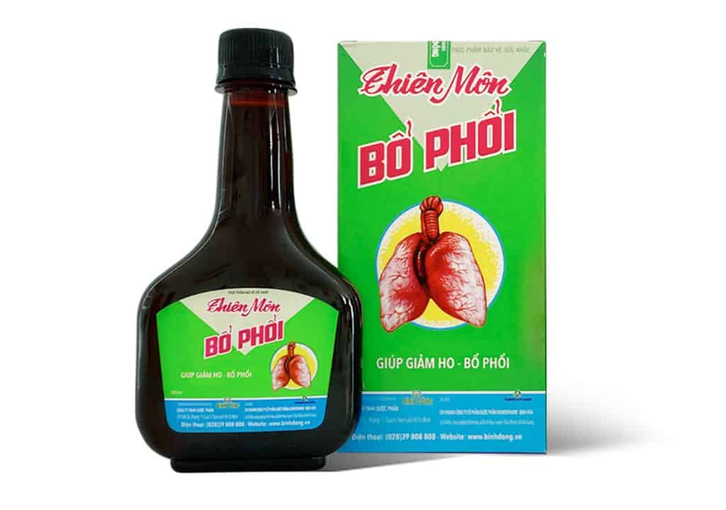 Hình ảnh về sản phẩm bảo vệ sức khỏe Thiên môn bổ phổi giúp điều trị ho hiệu quả
