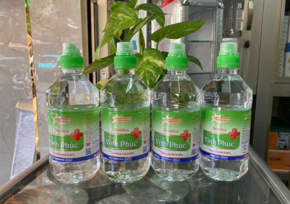 Hình ảnh chai Nước muối sinh lý