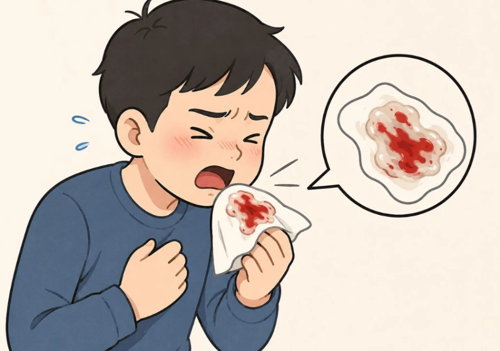 Khạc đờm có kèm theo máu