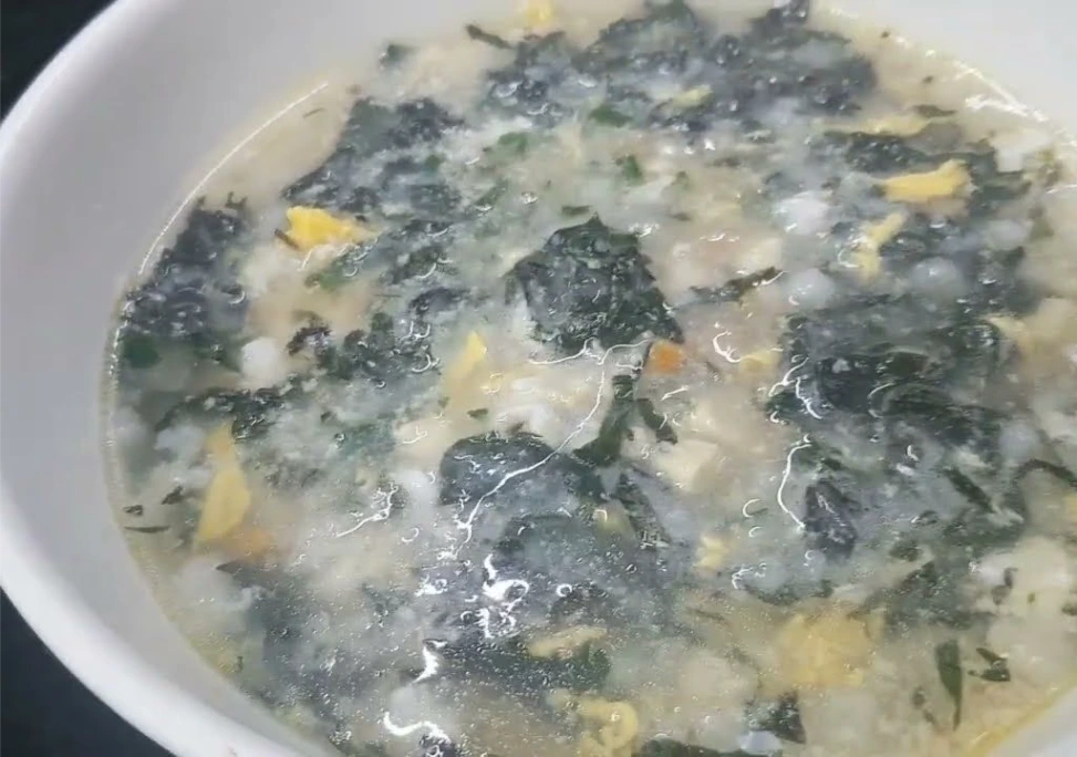 Hình ảnh cháo tía tô