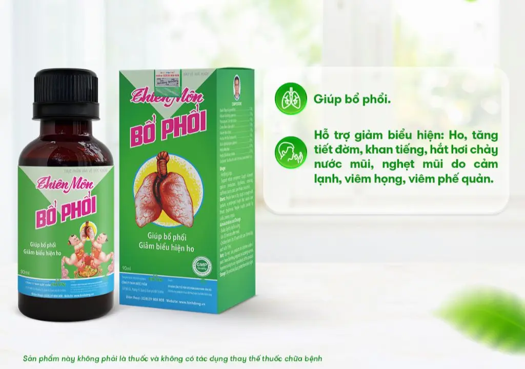 Thiên Môn Bổ Phổi Trẻ Em 