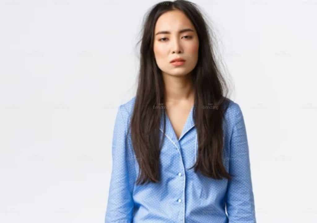 Người phụ nữ bị suy nhược cơ thể