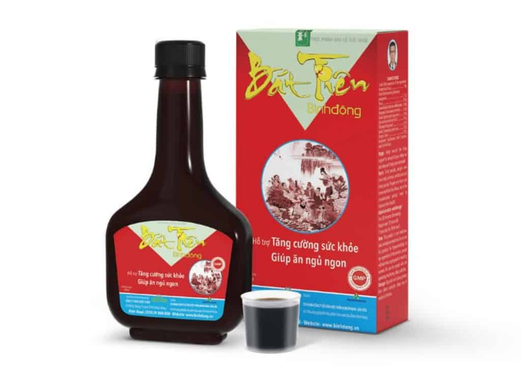 Hình ảnh thực phẩm bảo vệ sức khỏe bát tiên bình đông kết hợp với các món ăn bổ dưỡng rất tốt cho cơ thể