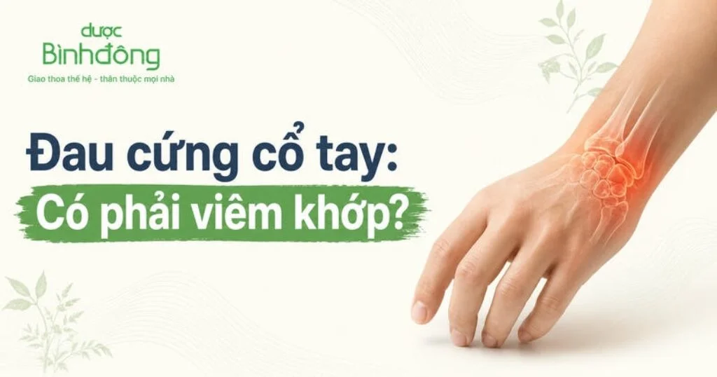 Viêm khớp cổ tay thumbnail