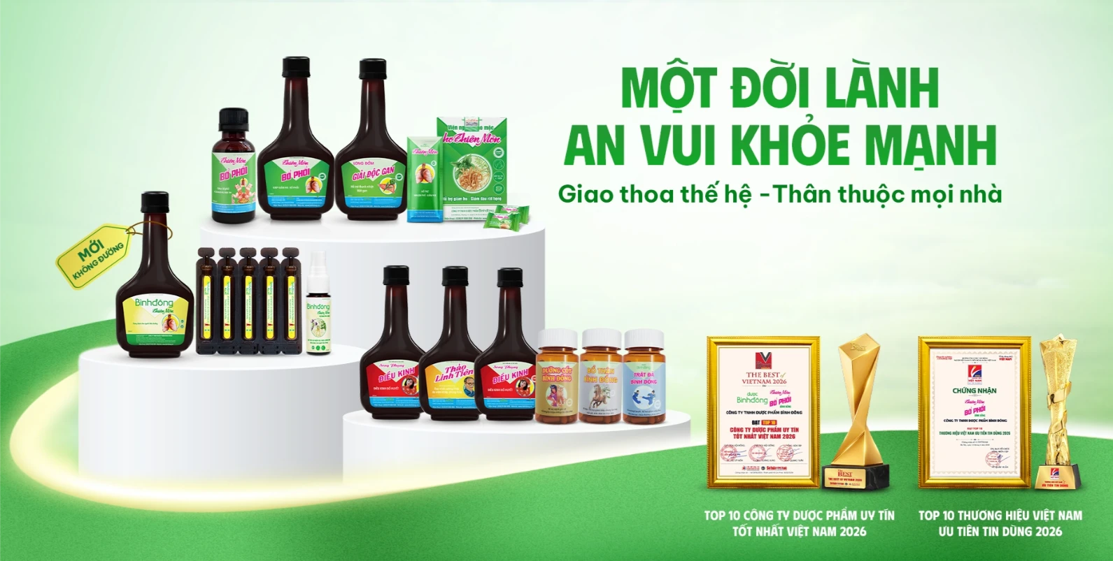 Các sản phẩm nổi bật tại Dược Bình Đông