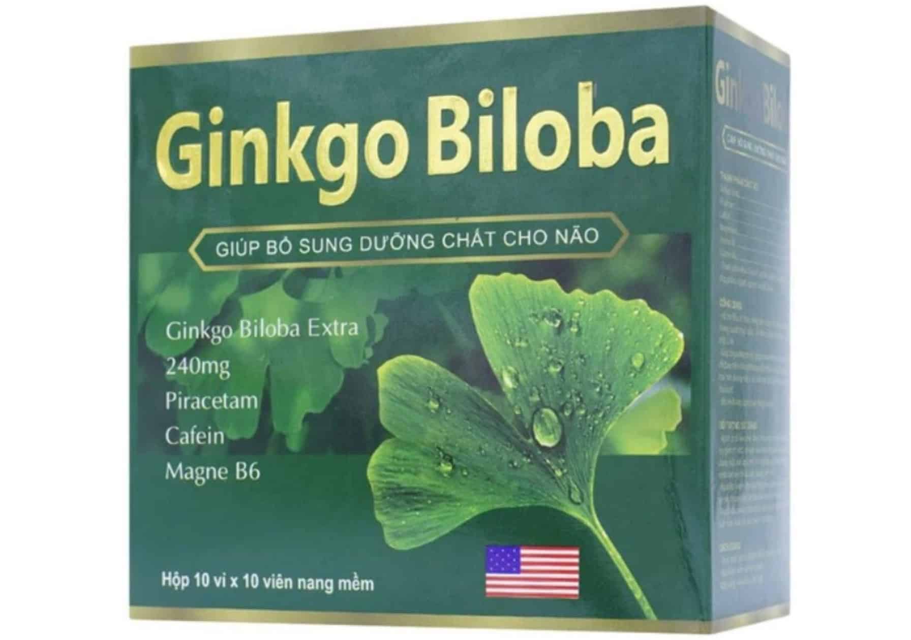 Thực phẩm bảo vệ sức khỏe Ginkgo Biloba USA
