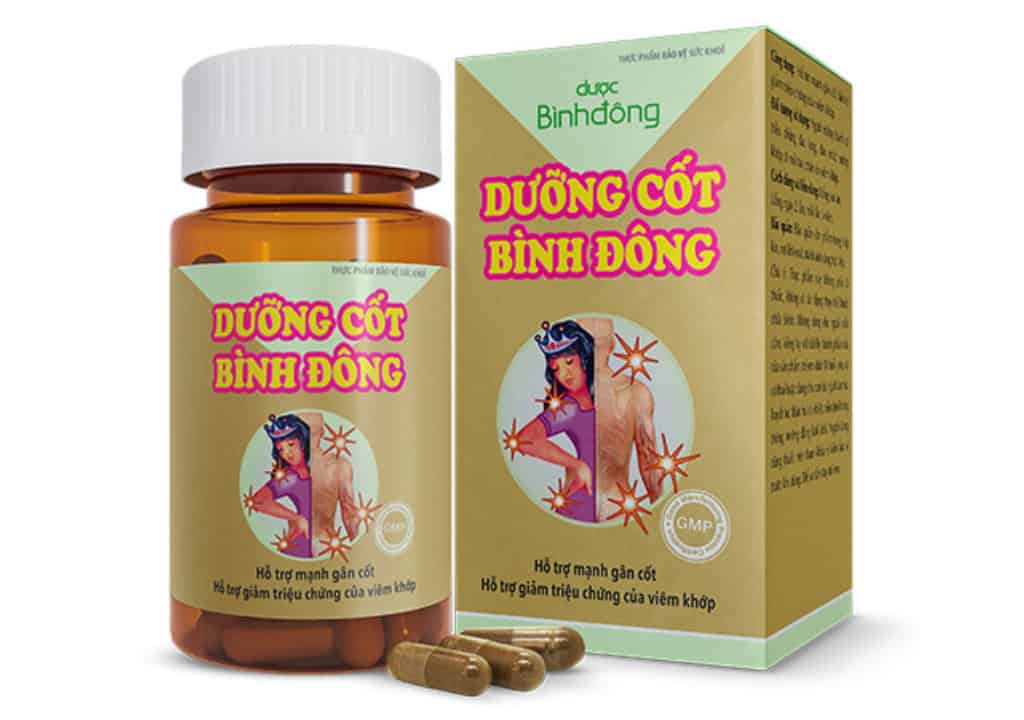 Hình ảnh về thực phẩm bảo vệ sức khỏe dưỡng cốt bình đông