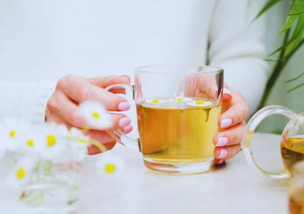Hình ảnh về trà hoa cúc thực phẩm giúp bổ dưỡng