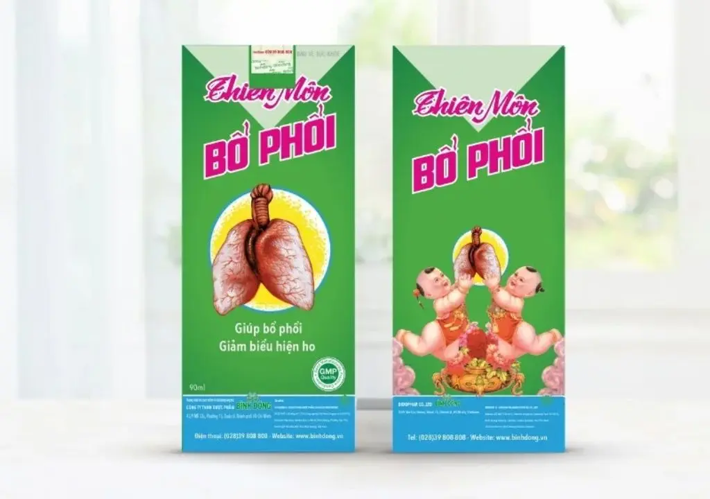 Hình chụp thiên môn bổ phổi bình đông trẻ em