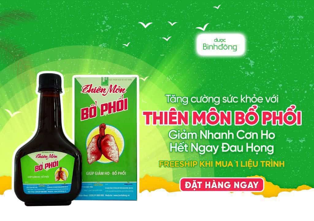 Hình ảnh về thực phẩm bảo vệ sức khỏe Thiên môn bổ phổi bình đông