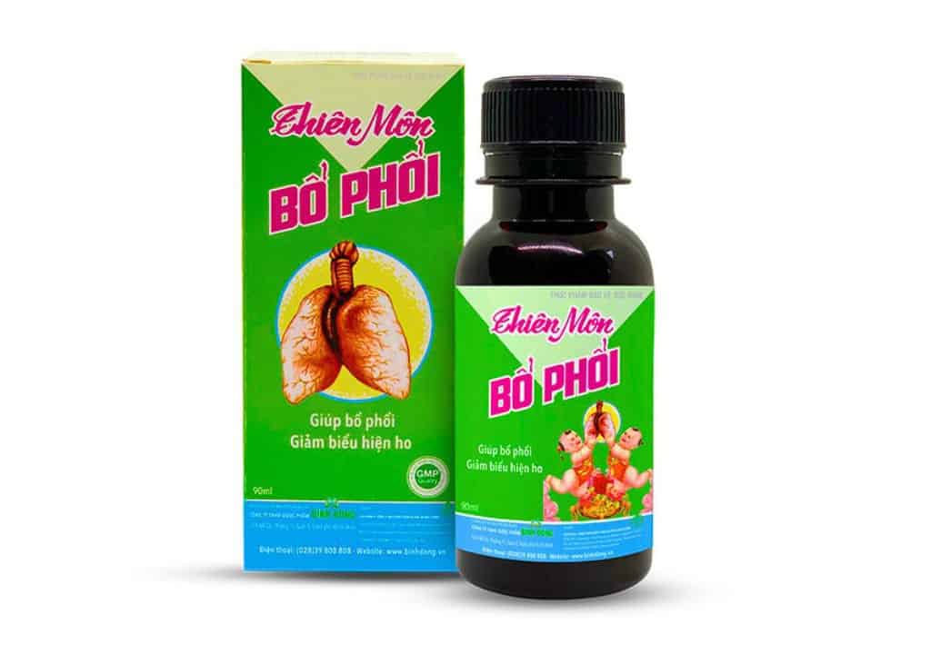 Hình ảnh về sản phẩm bảo vệ sức khỏe trẻ em thiên môn bổ phổi trẻ em của Dược Bình Đông