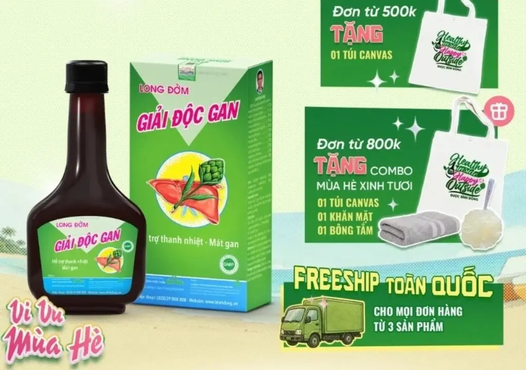 hình ảnh thực phẩm bảo vệ sức khoẻ long đởm giải độc gan