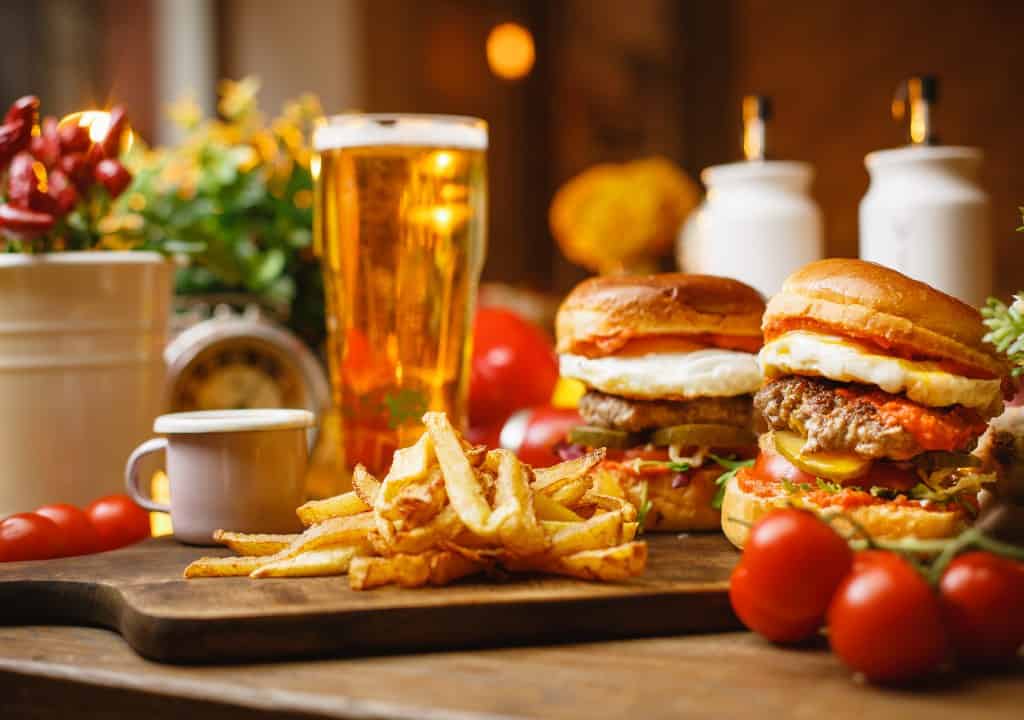 Hình ảnh về các loại thức ăn nhanh hại gan