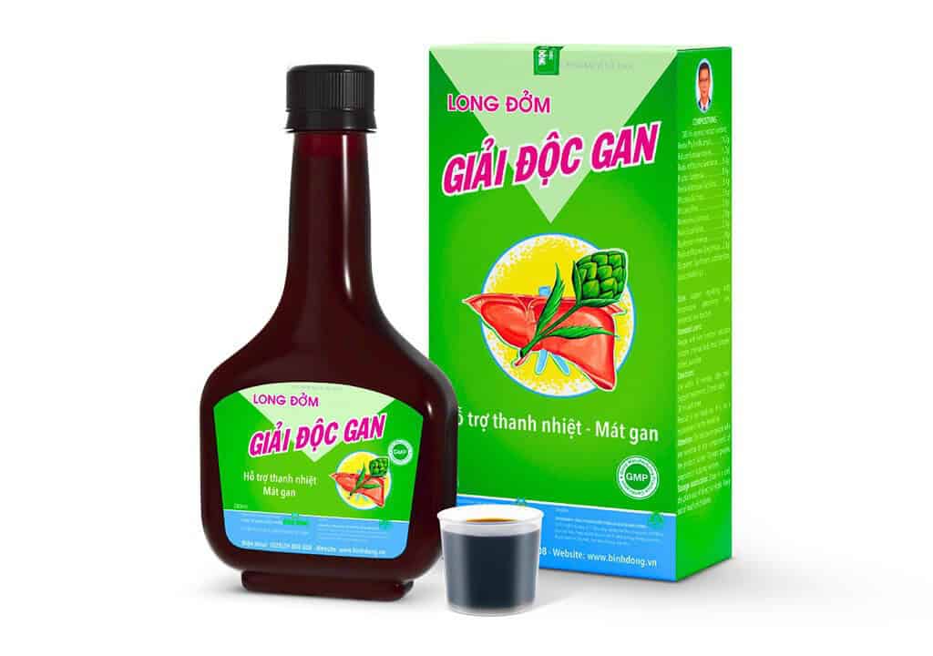 Hình ảnh về sản phẩm bảo vệ sức khỏe long đởm giải độc gan của dược bình đông