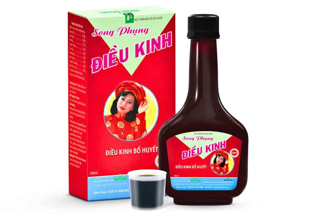 Hình ảnh về thực phẩm bảo vệ sức khỏe Song phụng điều kinh bình đông