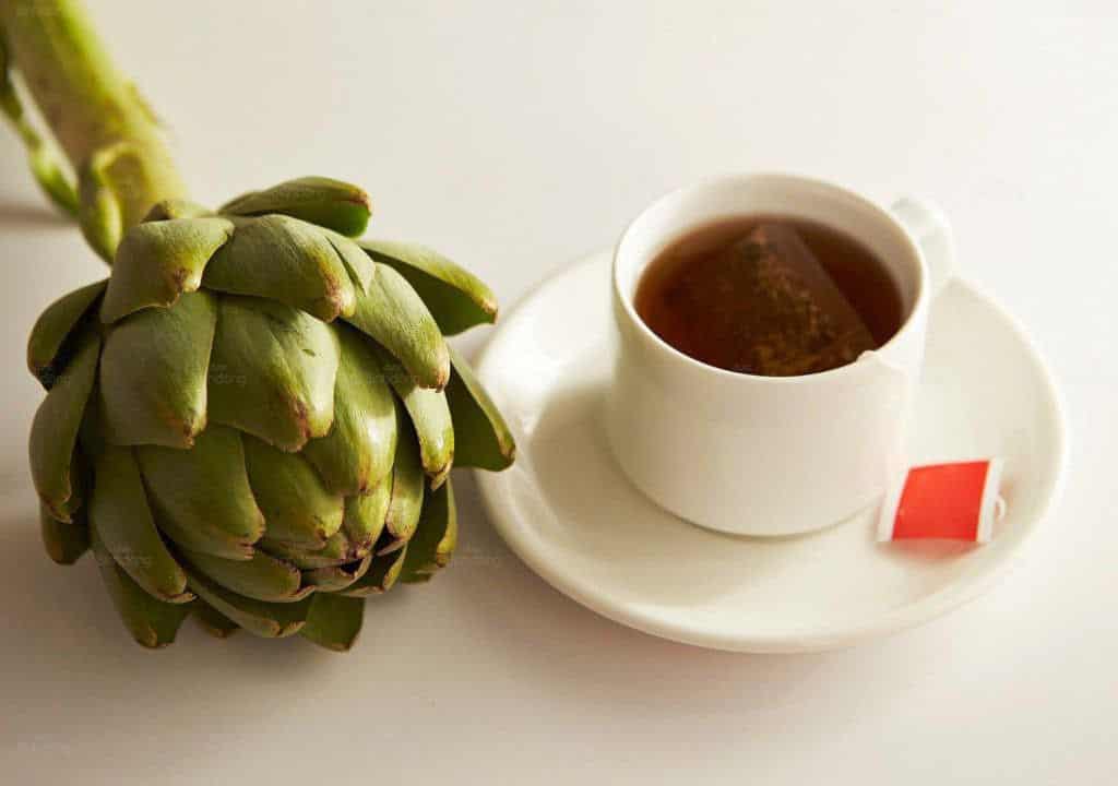 Hình ảnh về atiso trà atiso được chế biến
