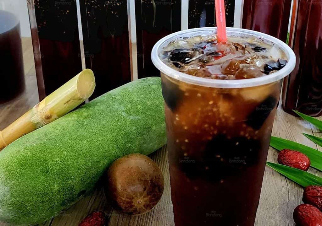 Hình ảnh về trà bí đao giải độc gan hiệu quả