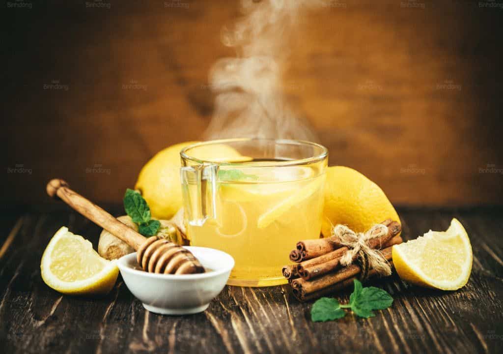 Hình ảnh về trà gừng và mật ong giảm ngứa về đêm