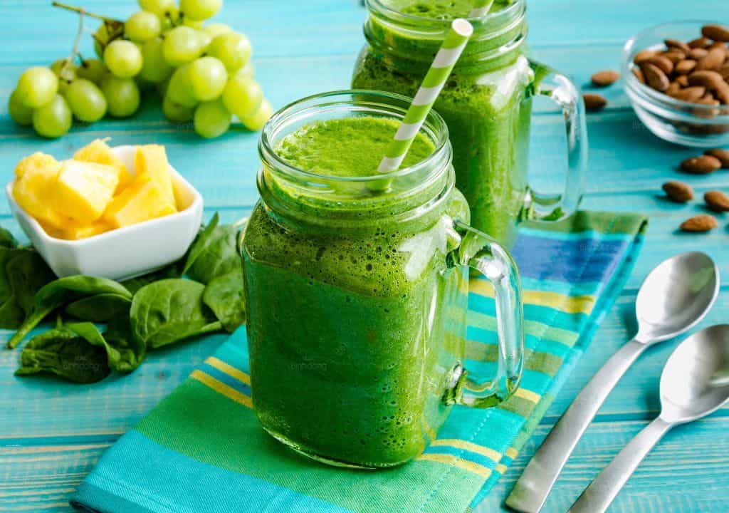 Hình ảnh về sinh tố cải bó xôi