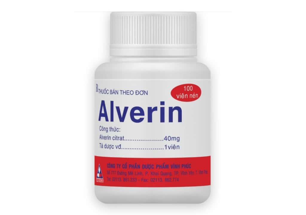 Hình ảnh về thuốc Alverin giúp giảm đau bụng kinh ở phụ nữ