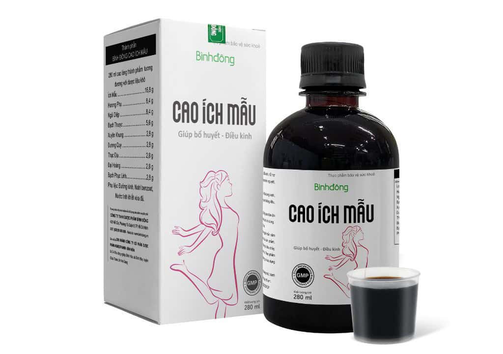 Hình ảnh về sản phẩm Bình Đông Cao Ích Mẫu của Dược Bình Đông