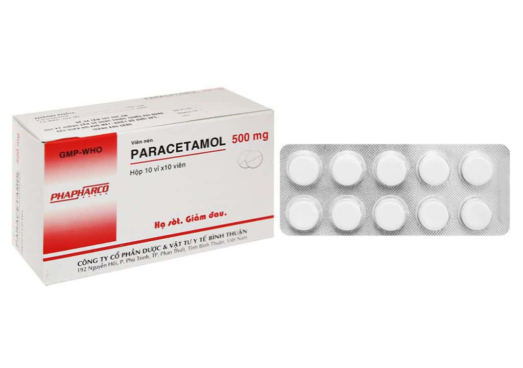 Hình ảnh về thuốc Paracetamol giúp giảm đau bụng kinh
