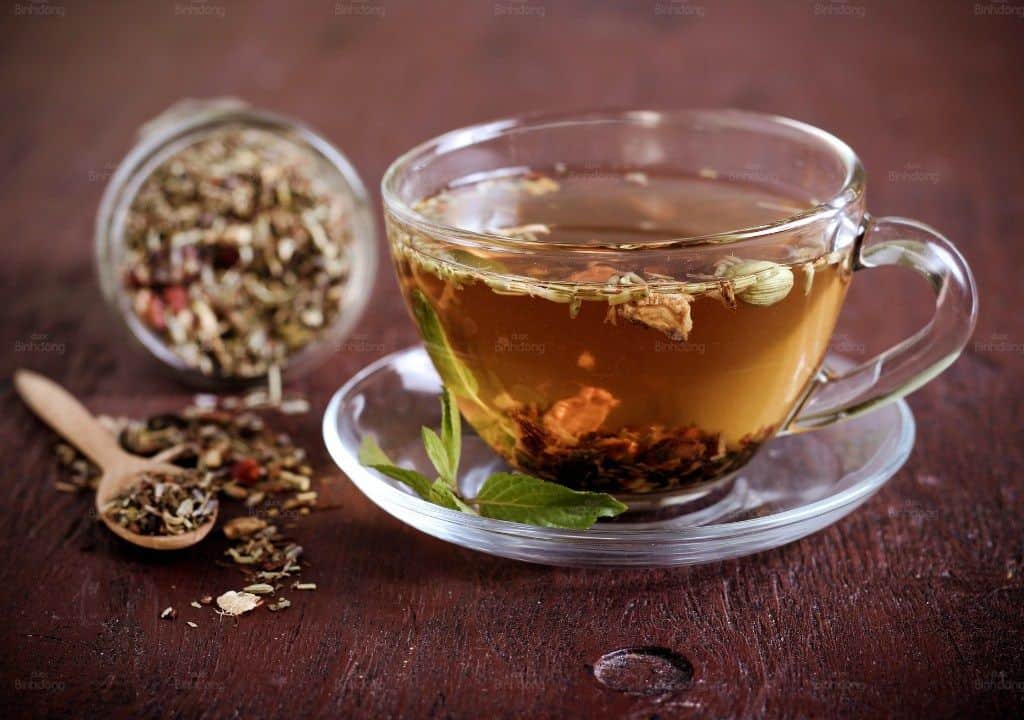 Hình ảnh về trà thảo mộc điều trị đau bụng kinh