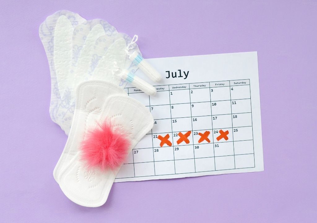 Hình chụp về chu kỳ kinh nguyệt ở phụ nữ