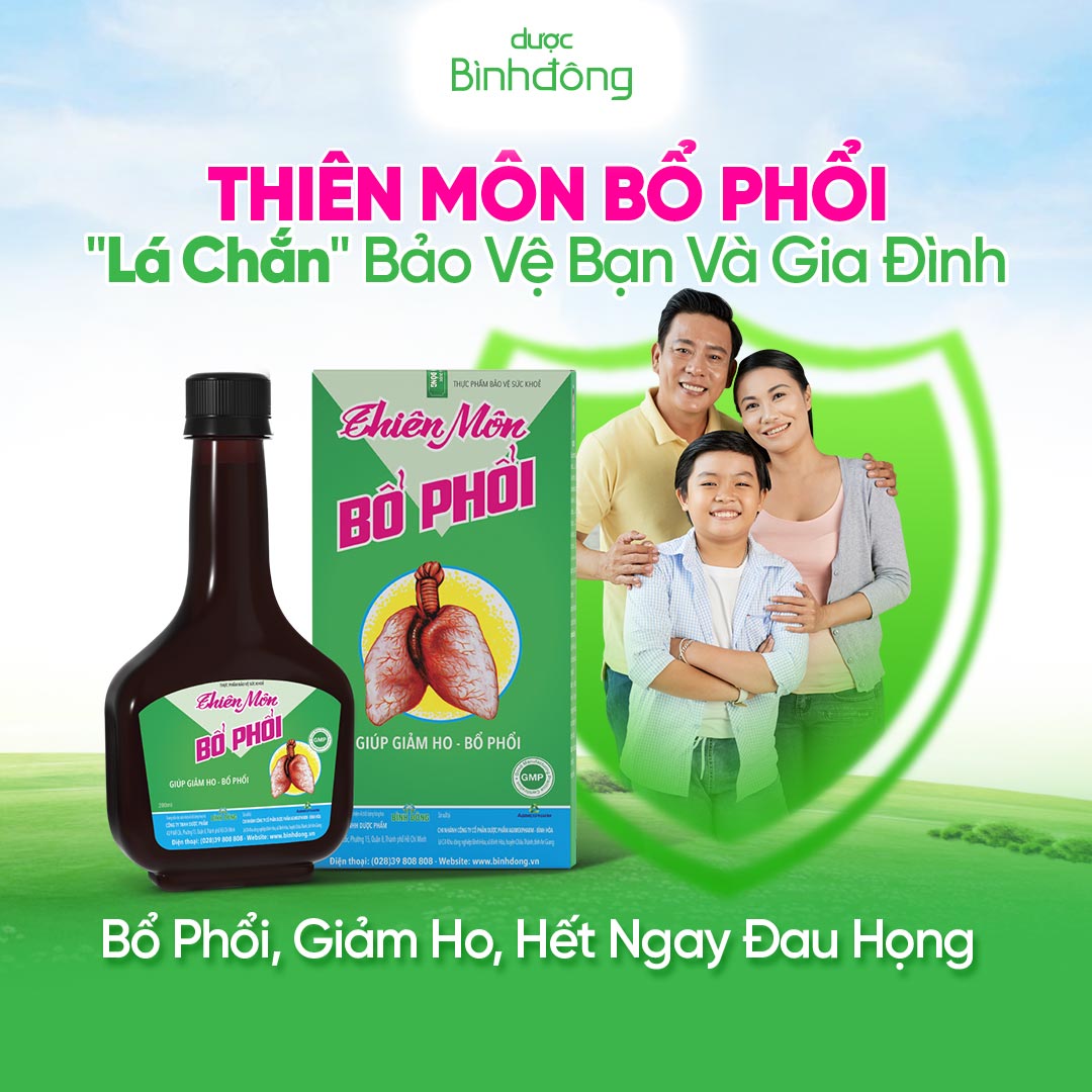 Thiên Môn Bổ Phổi với thành phần 100% từ thiên nhiên