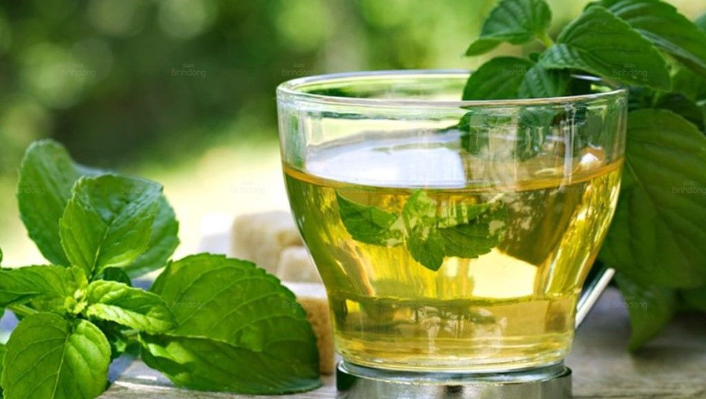 Hình ảnh trà Bạc hà giúp thư giãn