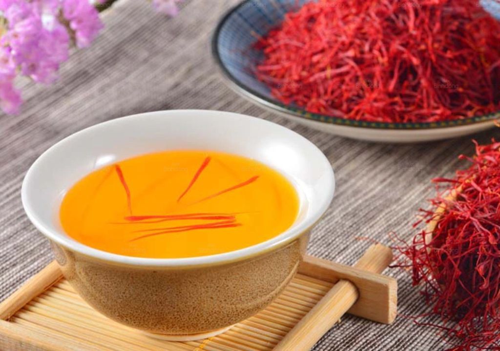 Hình ảnh trà Nhụy hoa nghệ tây giúp cải thiện sức khỏe