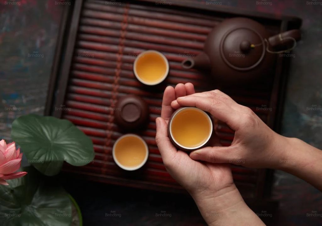 Hình ảnh trà tâm sen