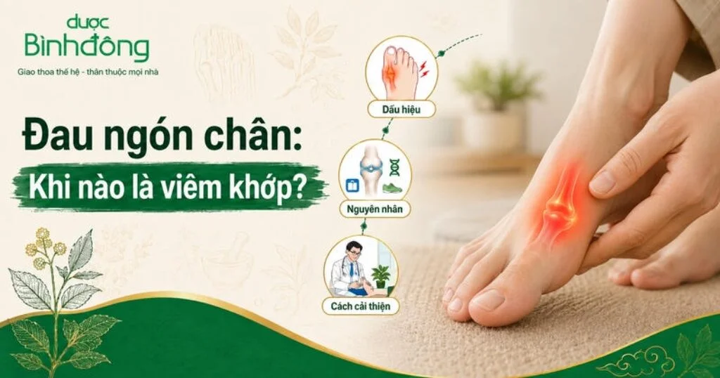 Viêm khớp ngón chân Thumbnail