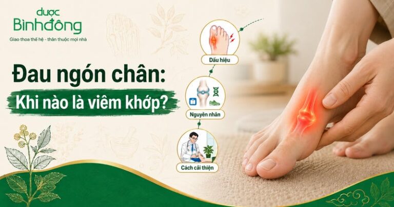 Viêm khớp ngón chân Thumbnail