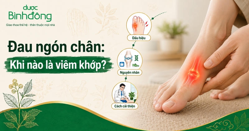 Viêm khớp ngón chân Thumbnail