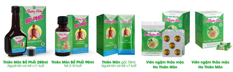 Các sản phẩm thiên môn bổ phổi