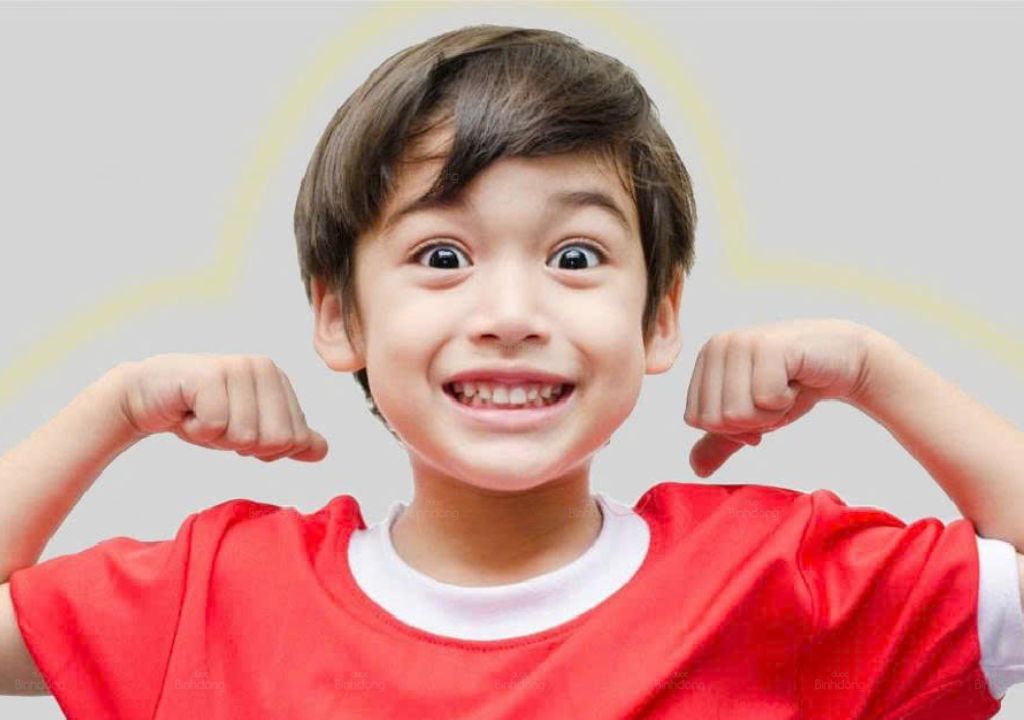 Hình chụp về đứa bé đang bị ho