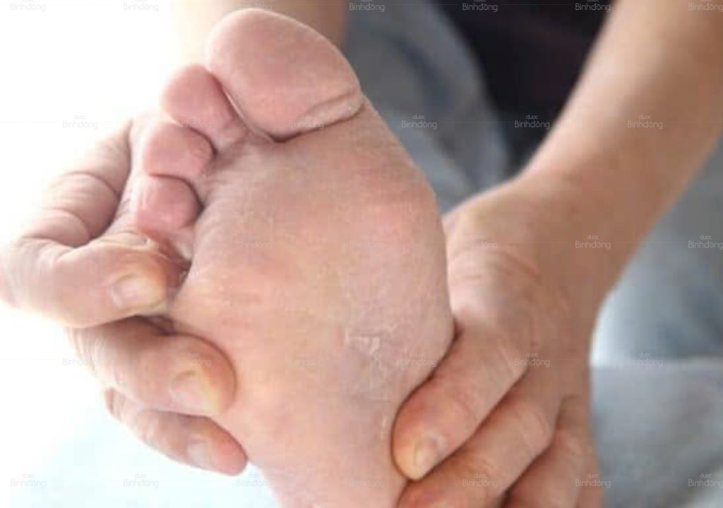 Ảnh chụp bàn chân đang có vấn đề