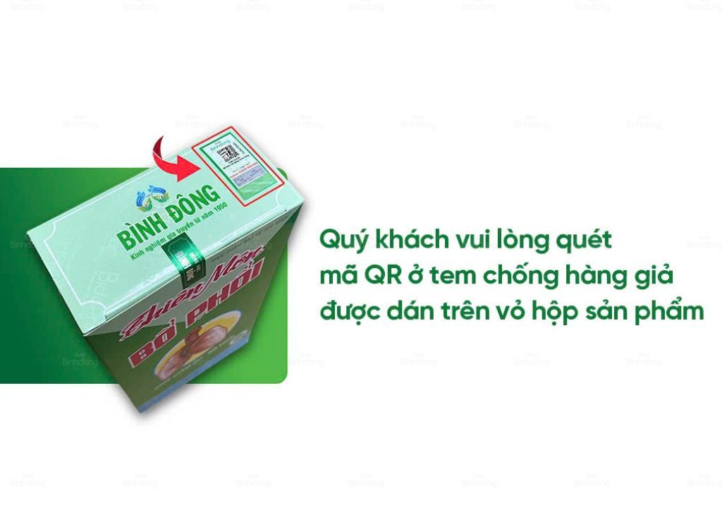 Tem chống hàng giả của sản phẩm
