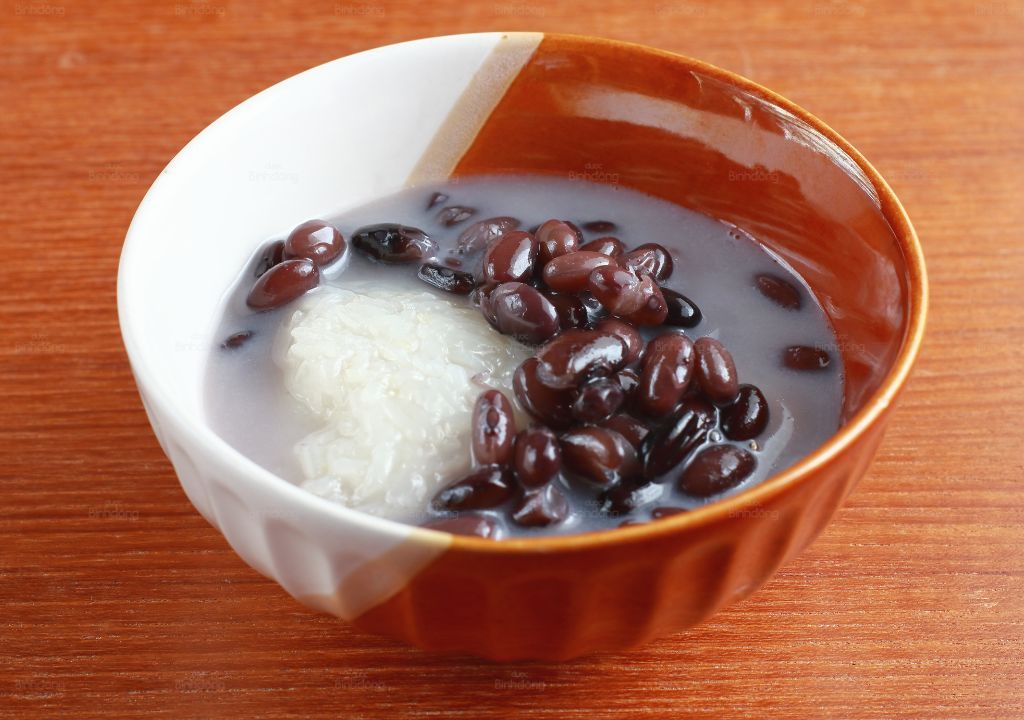 Hình chụp Chè đậu xanh nước cốt dừa