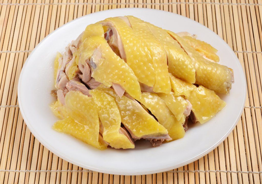 Hình chụp về gà luộc