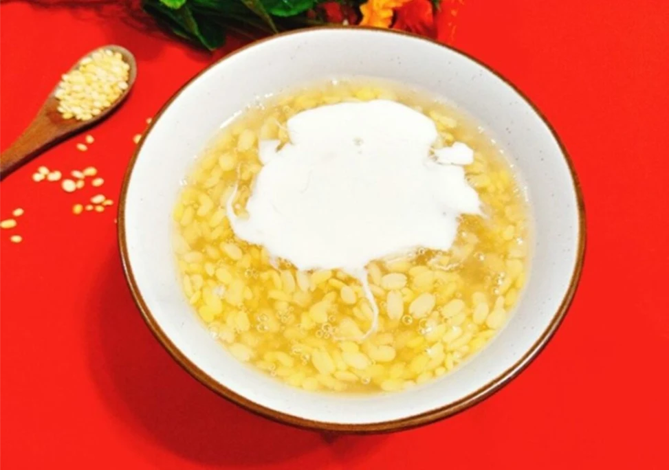 Hình chụp Chè đậu xanh nước cốt dừa