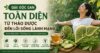 Minh họa lá gan ở trung tâm cùng các tín hiệu nóng trong, mệt mỏi và nổi mụn.